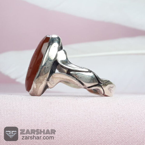 عکس انگشتر عقیق یمنی سرخ سوره یس