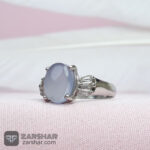 عکس انگشتر عقیق یمنی کبود زنانه