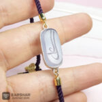 عکس دستبند عقیق کبود زنانه خطی