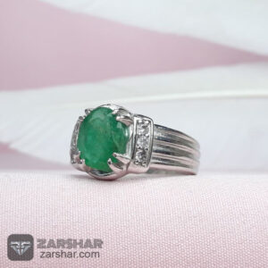 عکس انگشتر زمرد مردانه