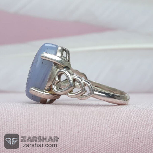 عکس انگشتر عقیق سوسنی خط یا زهرا