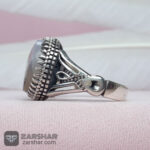 عکس انگشتر عقیق شجر طرح سردار