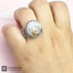 عکس انگشتر عقیق شجر طرح سردار