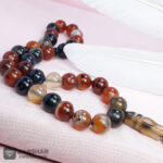 عکس تسبیح عقیق سلیمانی ۳۳ دانه