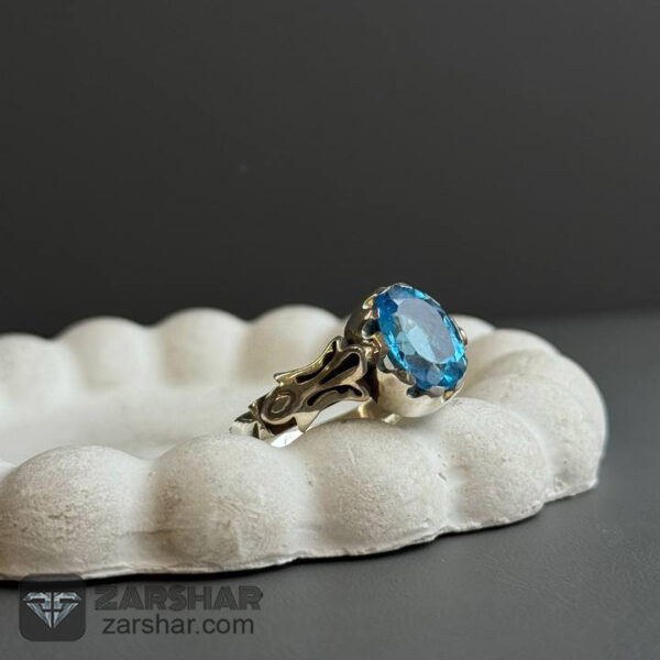 انگشتر توپاز سوئیسی عکس انگشتر توپاز سوئیسی