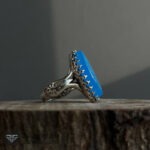 عکس انگشتر عقیق آبی حسین منی و انا من حسین