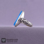 عکس انگشتر عقیق آبی یا فاطمه الزهرا