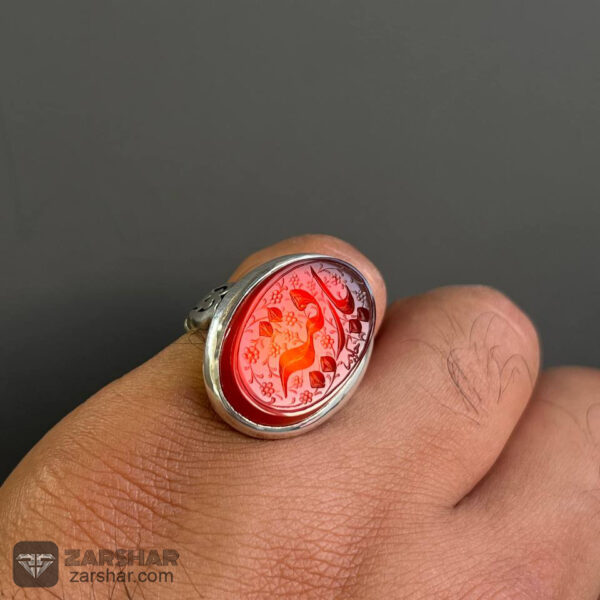 عکس انگشتر عقیق خراسانی یا رقیه