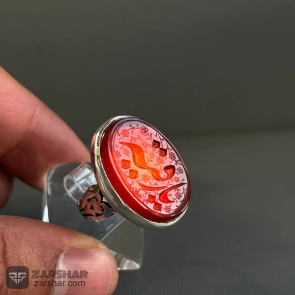 عکس انگشتر عقیق خراسانی یا رقیه