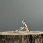 عکس انگشتر عقیق سرخ انا مجنون حسین