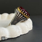 عکس انگشتر عقیق سرخ خراسانی یا رقیه