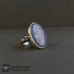 عکس انگشتر عقیق سوسنی یا قمر بنی هاشم