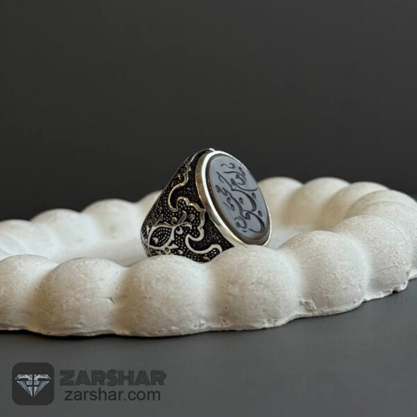 عکس انگشتر عقیق یا امام حسن مجتبی (ع)