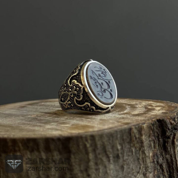 انگشتر عقیق یا امام حسن مجتبی (ع) عکس انگشتر عقیق یا امام حسن مجتبی (ع)