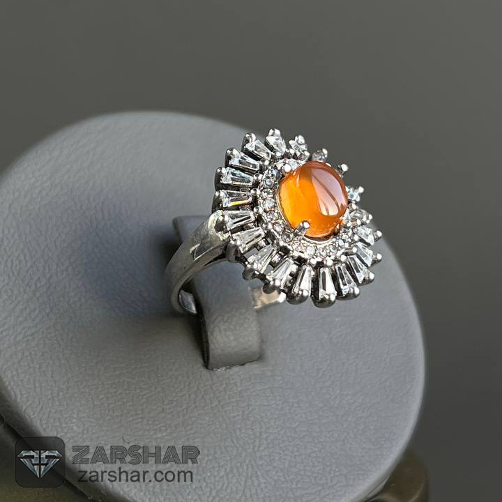 عکس انگشتر عقیق یمنی زنانه