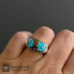 عکس انگشتر فیروزه نیشابوری