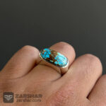 عکس انگشتر فیروزه نیشابوری