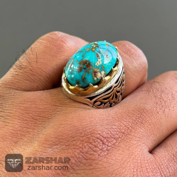 عکس انگشتر فیروزه نیشابوری