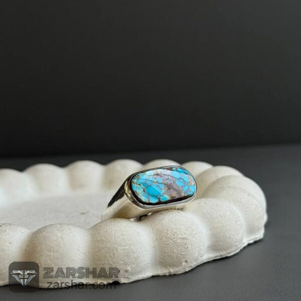 انگشتر فیروزه نیشابوری عکس انگشتر فیروزه نیشابوری