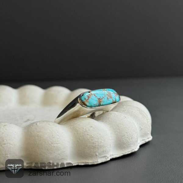 انگشتر فیروزه نیشابوری عکس انگشتر فیروزه نیشابوری