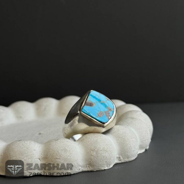 انگشتر فیروزه نیشابوری عکس انگشتر فیروزه نیشابوری