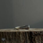 عکس انگشتر فیروزه نیشابوری رکاب کپسولی