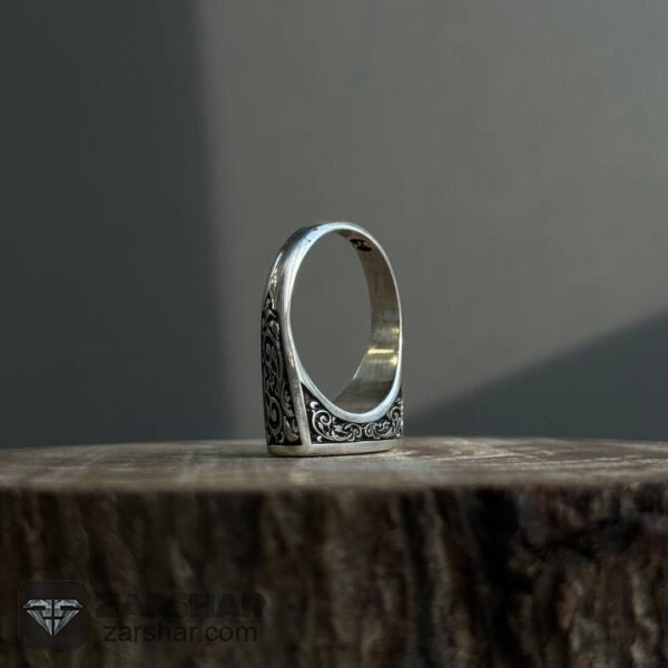 عکس انگشتر فیروزه نیشابوری رکاب کپسولی