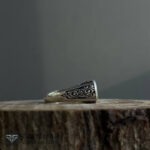 عکس انگشتر فیروزه نیشابوری رکاب کپسولی