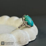 عکس انگشتر فیروزه نیشابوری زنانه