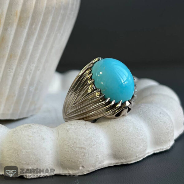 انگشتر فیروزه نیشابوری عجمی عکس انگشتر فیروزه نیشابوری عجمی