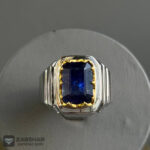 عکس انگشتر یاقوت کبود آفریقایی