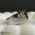 عکس انگشتر یاقوت کبود آفریقایی