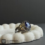 عکس انگشتر یاقوت کبود افریقایی