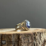 عکس انگشتر یاقوت کبود افریقایی