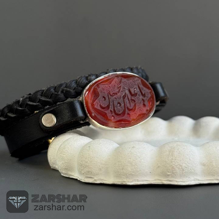 عکس دستبند عقیق یا علی ابن حسین