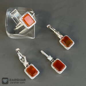 عکس نیم ست عقیق یمنی