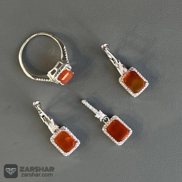 عکس نیم ست عقیق یمنی