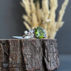 عکس انگشتر زنانه زبرجد