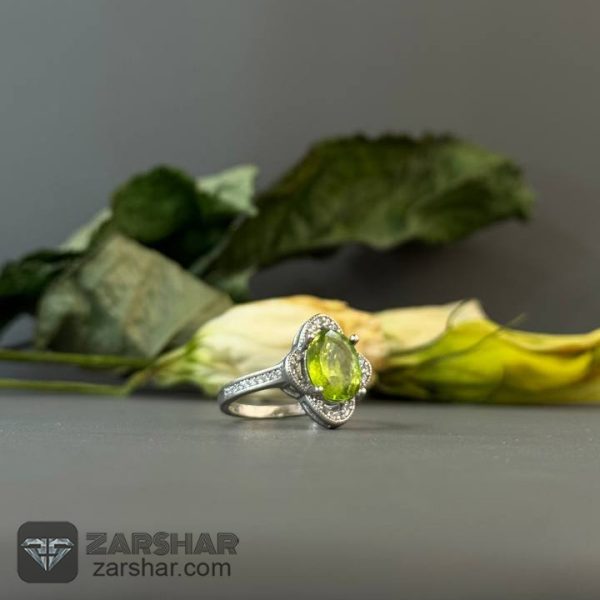 عکس انگشتر زنانه زبرجد