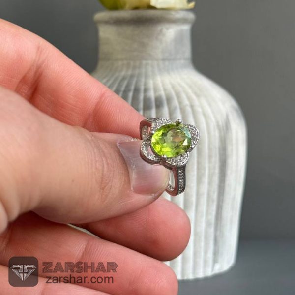 عکس انگشتر زنانه زبرجد