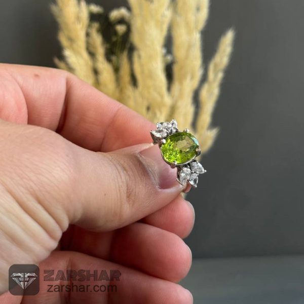 عکس انگشتر زنانه زبرجد