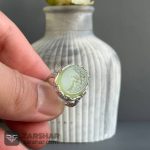 عکس انگشتر زنانه عقیق سبز یا زینب