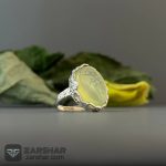 عکس انگشتر زنانه عقیق سبز یا زینب