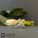 عکس انگشتر زنانه عقیق سبز یا زینب