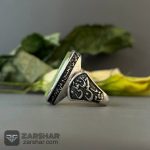 عکس انگشتر عقیق سبز یا اباالفضل العباس