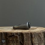 عکس انگشتر عقیق سیاه امضاء حکیم