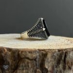 عکس انگشتر عقیق سیاه علی ولی الله