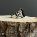 عکس انگشتر عقیق سیاه یا زینب