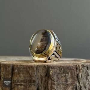 انگشتر عقیق شجری قائن 4318 jpg