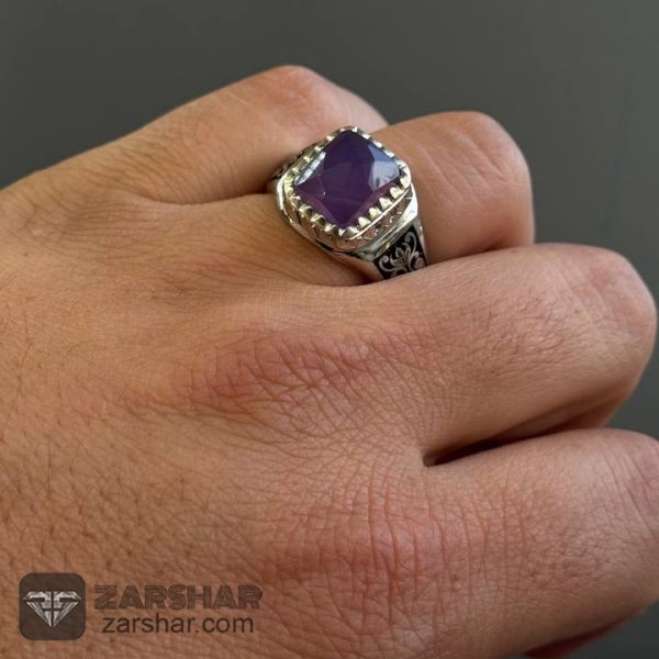 عکس انگشتر عقیق یمنی سوسنی